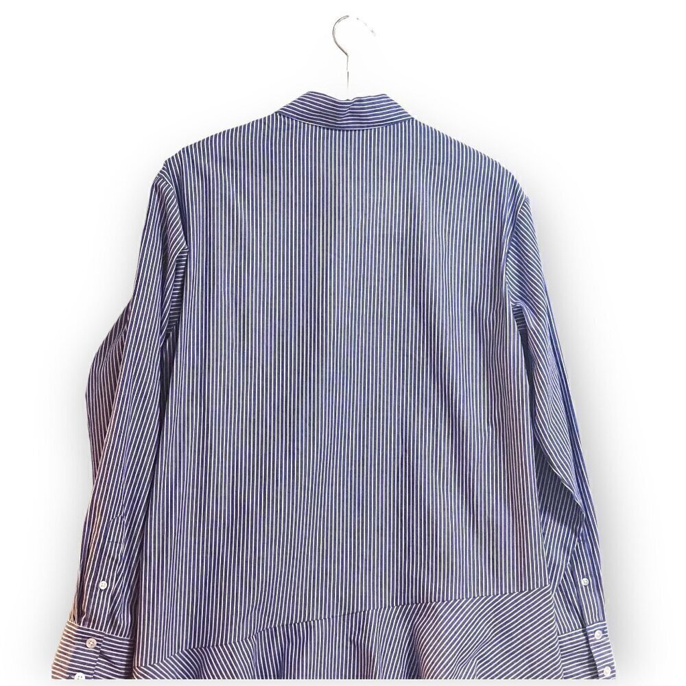 Veronica Beard Gilda Oversized Striped Cotton shirt. Size 4, New with tag. - Picture 9 of 15